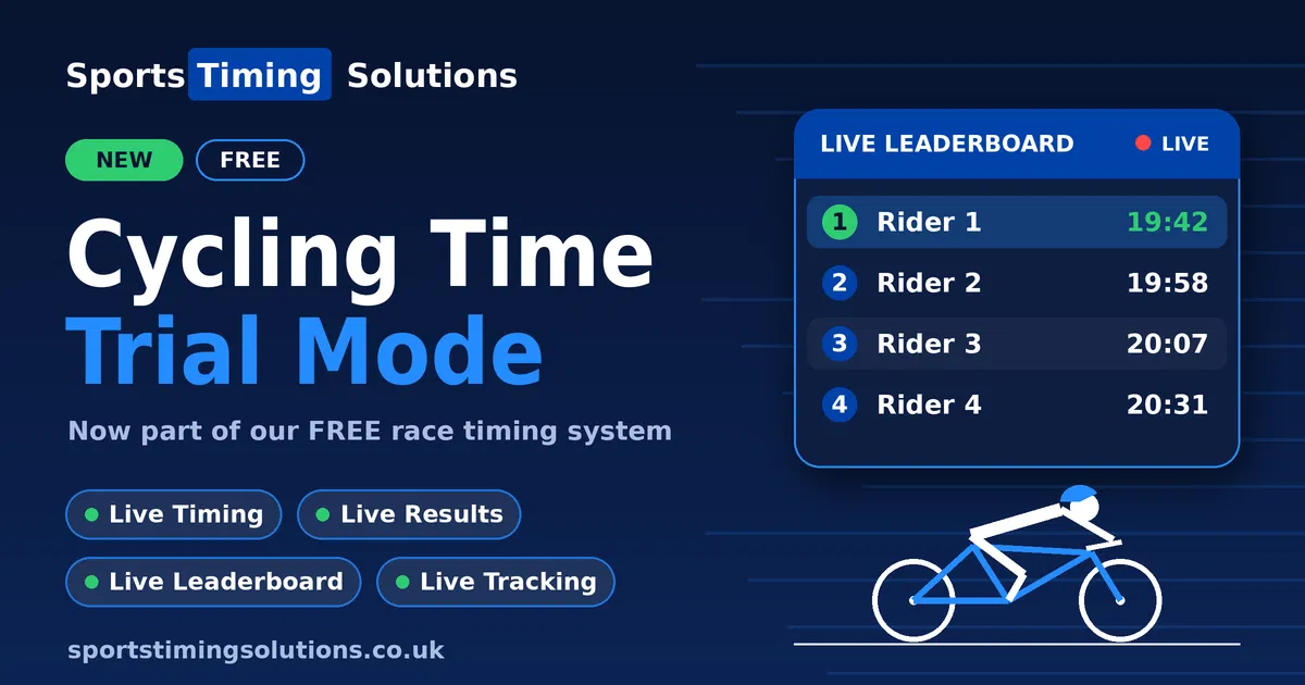 Cycling Time Trial Timing & Live Results | Sports Timing Solutions